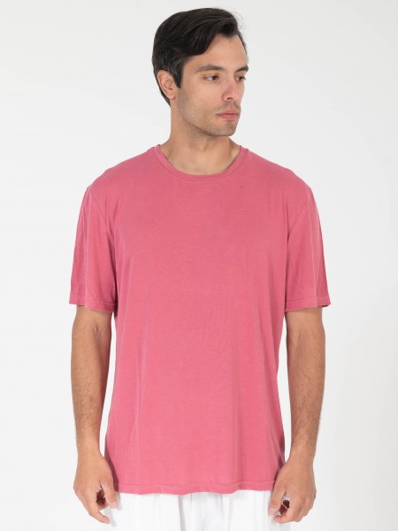 NINETEEN T-shirt K25-1016 Ροζ NINETEEN - 3