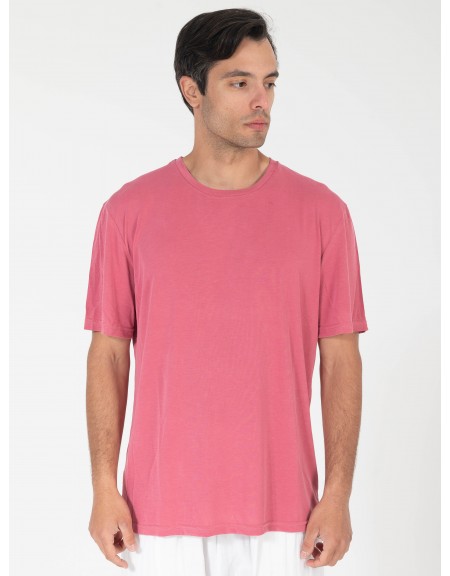 NINETEEN T-shirt K25-1016 Ροζ NINETEEN - 3