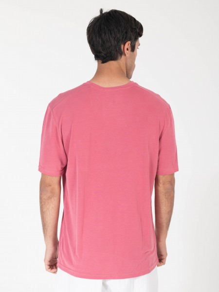 NINETEEN T-shirt K25-1016 Ροζ NINETEEN - 4