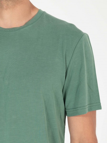 NINETEEN T-shirt K25-1016 Πράσινο NINETEEN - 3