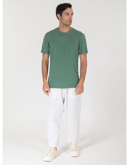 NINETEEN T-shirt K25-1016 Πράσινο NINETEEN - 5