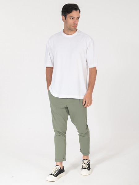 NINETEEN T-shirt K25-1016 Λευκό NINETEEN - 1