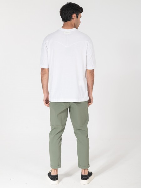 NINETEEN T-shirt K25-1016 Λευκό NINETEEN - 2