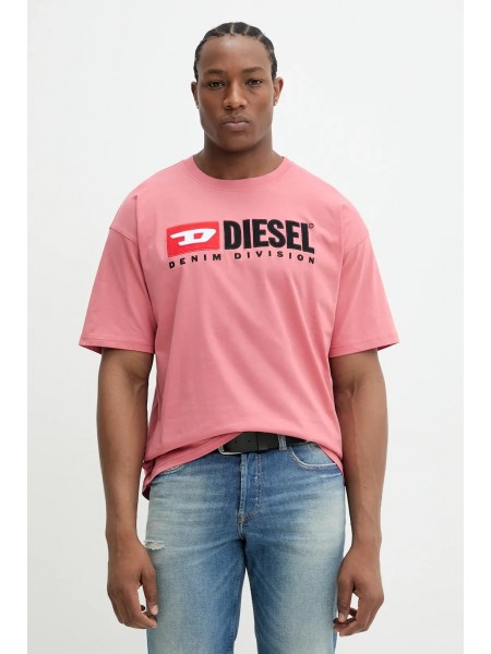 DIESEL T-shirt A14943-0GRAI-3BU T-BOXT-DIVT-SHRT Σάπιο μήλο DIESEL - 4