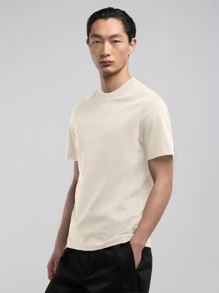 REPLAY SARTORIALE Short sleeve sweatshirt M6246.000.23804.801 White REPLAY - 1