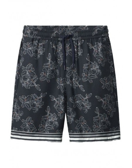 GABBA Βερμούδα PORTER LOFI Μαύρο - Floral GABBA - 1