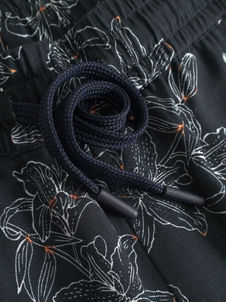 GABBA Βερμούδα PORTER LOFI Μαύρο - Floral GABBA - 2