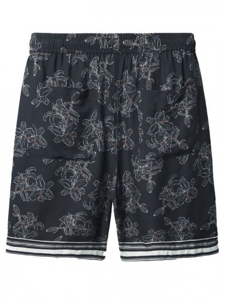 GABBA Βερμούδα PORTER LOFI Μαύρο - Floral GABBA - 5