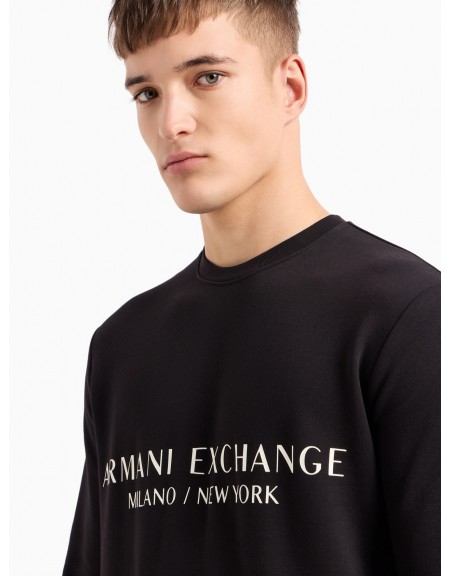ARMANI EXCHANGE Sweatshirt 8NZM88 ZJKRZ Black Armani Exchange - 2