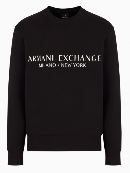 ARMANI EXCHANGE Sweatshirt 8NZM88 ZJKRZ Black Armani Exchange - 5