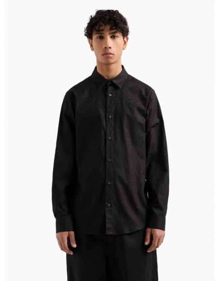 ARMANI EXCHANGE Shirt XM000431 AF13131 Black Armani Exchange - 1