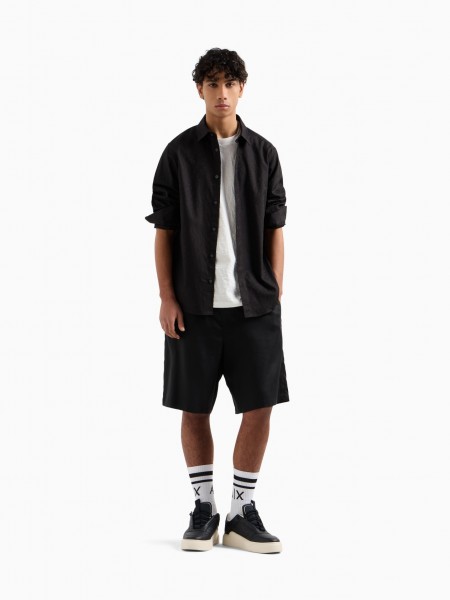 ARMANI EXCHANGE Shirt XM000431 AF13131 Black Armani Exchange - 2