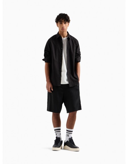 ARMANI EXCHANGE Shirt XM000431 AF13131 Black Armani Exchange - 2