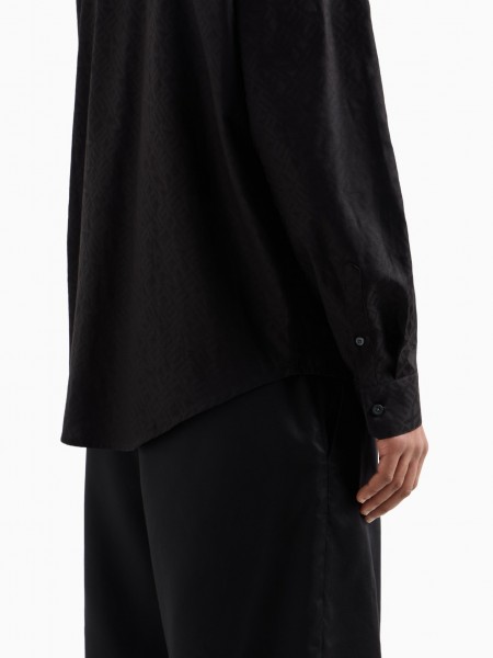 ARMANI EXCHANGE Shirt XM000431 AF13131 Black Armani Exchange - 4