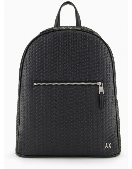ARMANI EXCHANGE Leather Backpack XM000156 AF11928 Black Armani Exchange - 1