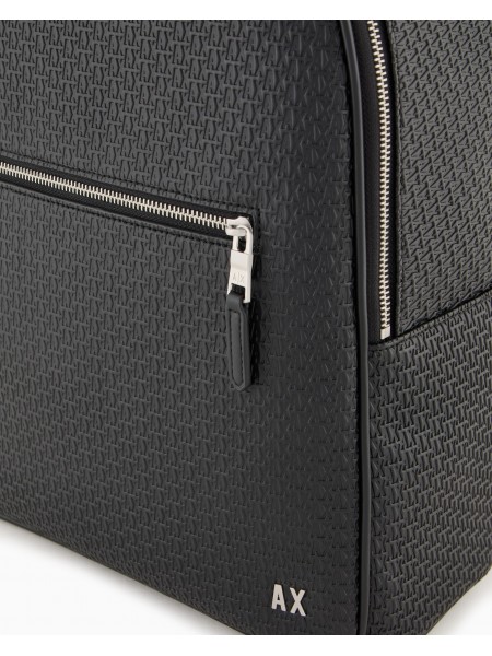 ARMANI EXCHANGE Leather Backpack XM000156 AF11928 Black Armani Exchange - 2