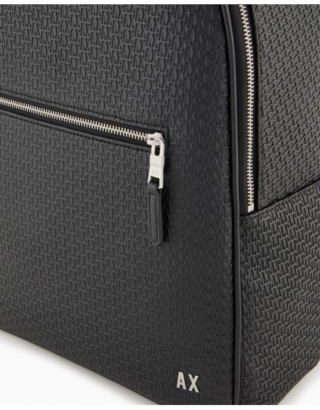 ARMANI EXCHANGE Leather Backpack XM000156 AF11928 Black Armani Exchange - 2
