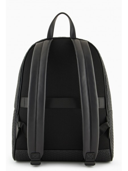 ARMANI EXCHANGE Leather Backpack XM000156 AF11928 Black Armani Exchange - 5