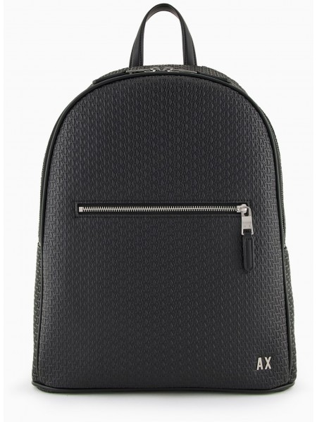 ARMANI EXCHANGE Leather Backpack XM000156 AF11928 Black Armani Exchange - 7