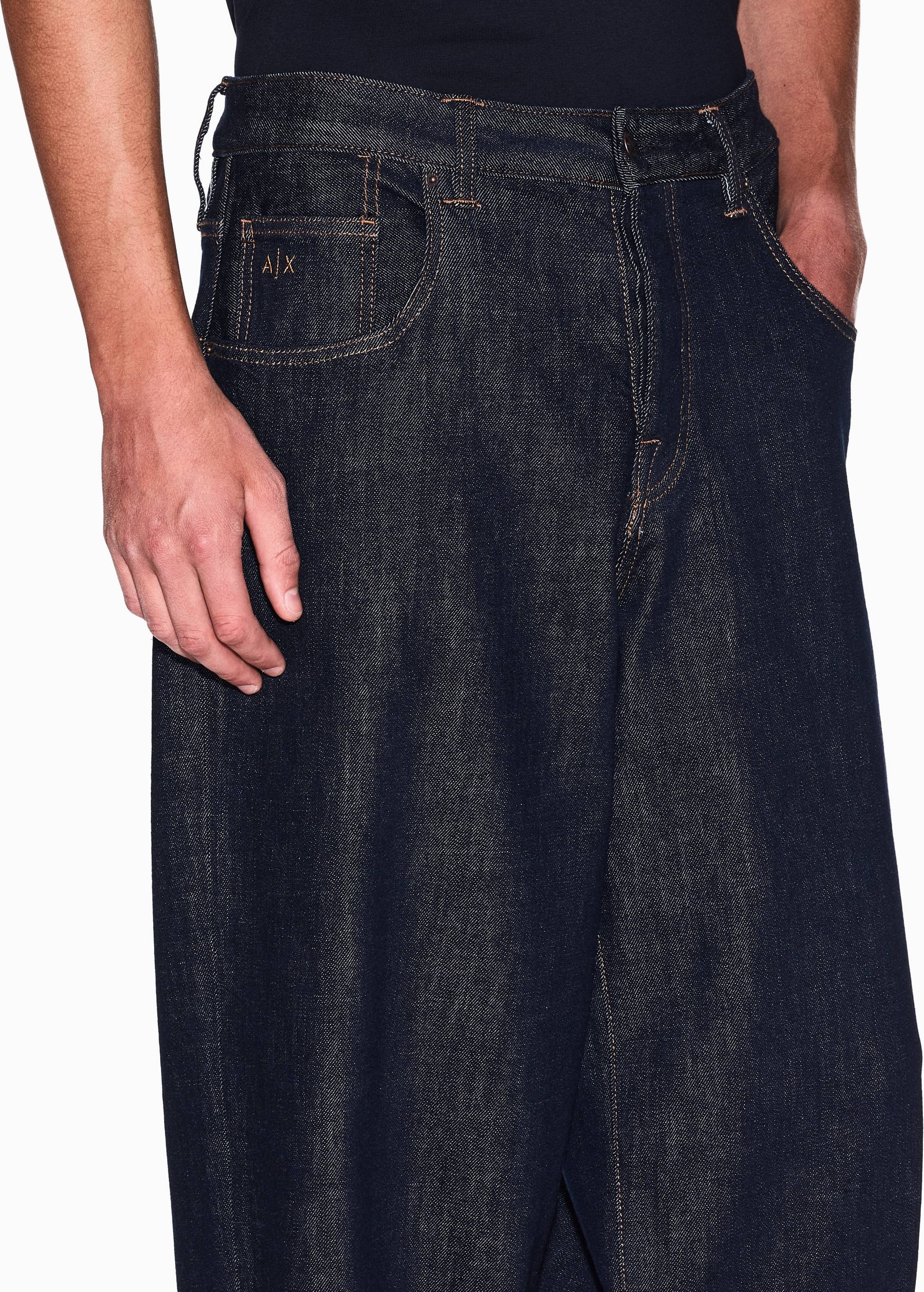 ARMANI EXCHANGE Jean pants XM000076 AF12284 TYPE BAGGY Dark blue