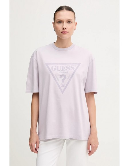 GUESS ORIGINALS T-shirt M5GI10K8FQ4-F4M6 light Purple GUESS - 1
