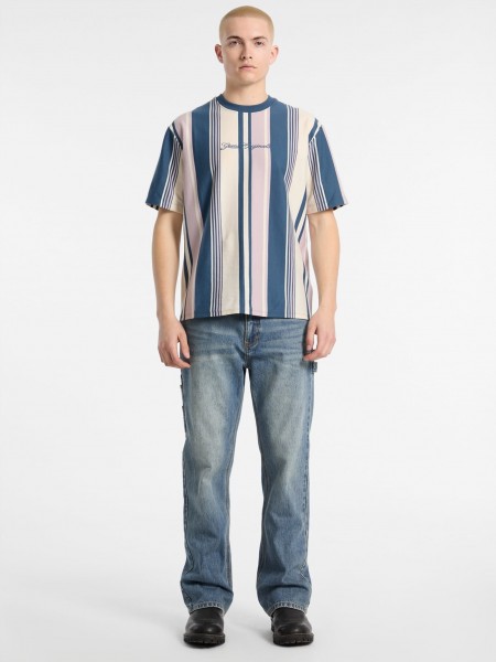 GUESS ORIGINALS T-shirt M5GI59K8FQ4-540N Blue - Lilac - Ecru GUESS - 4