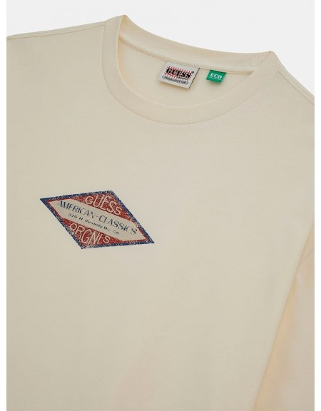 GUESS ORIGINALS T-shirt M5GI69K8FQ4-G053 Beige GUESS - 6