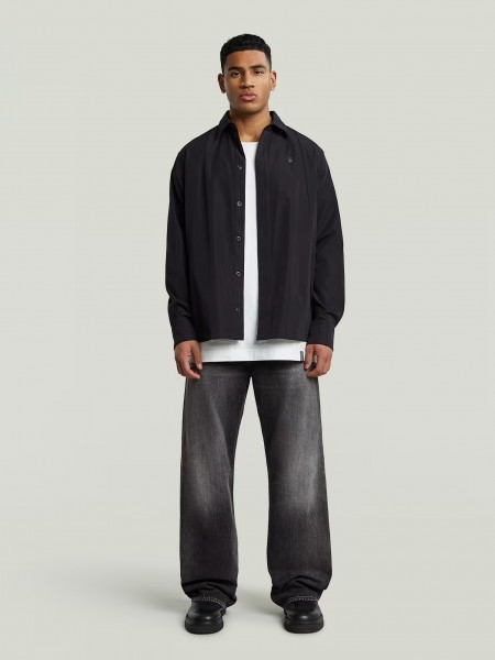 G-STAR RAW Jean Παντελόνι D23693-D537-H147 PLOTO DENIM TYPE 96 LOOSE Ανθρακί G-STAR RAW - 3