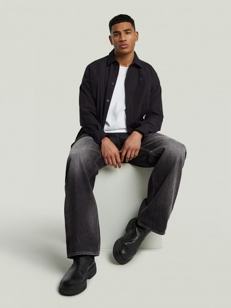 G-STAR RAW Jean Παντελόνι D23693-D537-H147 PLOTO DENIM TYPE 96 LOOSE Ανθρακί G-STAR RAW - 5