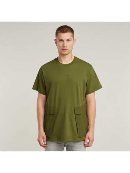 G-STAR RAW T-shirt D26609-C784-G985 SIGNE JERSEY Khaki G-STAR RAW - 1