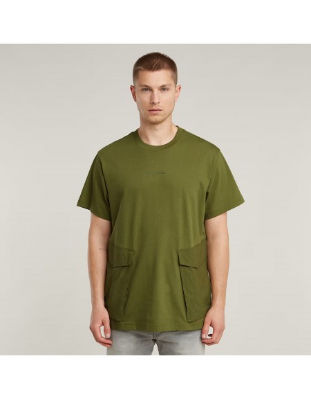 G-STAR RAW T-shirt D26609-C784-G985 SIGNE JERSEY Khaki G-STAR RAW - 1