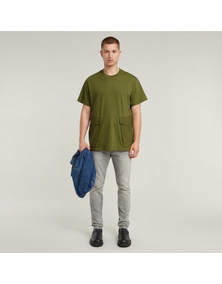 G-STAR RAW T-shirt D26609-C784-G985 SIGNE JERSEY Khaki G-STAR RAW - 2