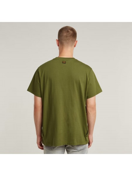 G-STAR RAW T-shirt D26609-C784-G985 SIGNE JERSEY Khaki G-STAR RAW - 3