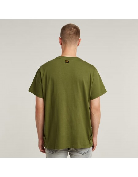 G-STAR RAW T-shirt D26609-C784-G985 SIGNE JERSEY Khaki G-STAR RAW - 3