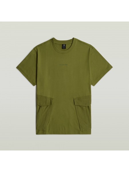 G-STAR RAW T-shirt D26609-C784-G985 SIGNE JERSEY Khaki G-STAR RAW - 7