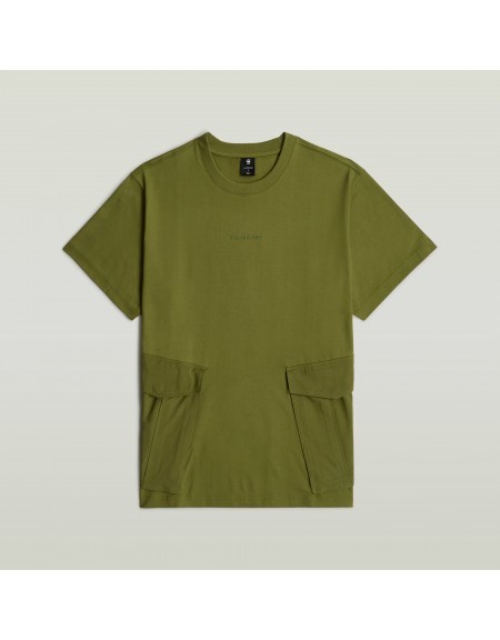 G-STAR RAW T-shirt D26609-C784-G985 SIGNE JERSEY Khaki G-STAR RAW - 7