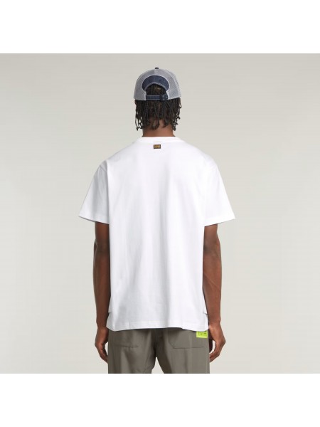 G-STAR RAW T-shirt D26609-C784-110 SIGNE JERSEY White G-STAR RAW - 3