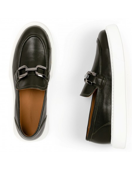 FENOMILANO Loafer παπούτσι δερμάτινο 3075-25 Λαδί FENOMILANO - 2