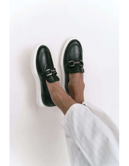 FENOMILANO Loafer παπούτσι δερμάτινο 3075-25 Λαδί FENOMILANO - 3
