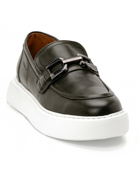 FENOMILANO Loafer παπούτσι δερμάτινο 3075-25 Λαδί FENOMILANO - 4