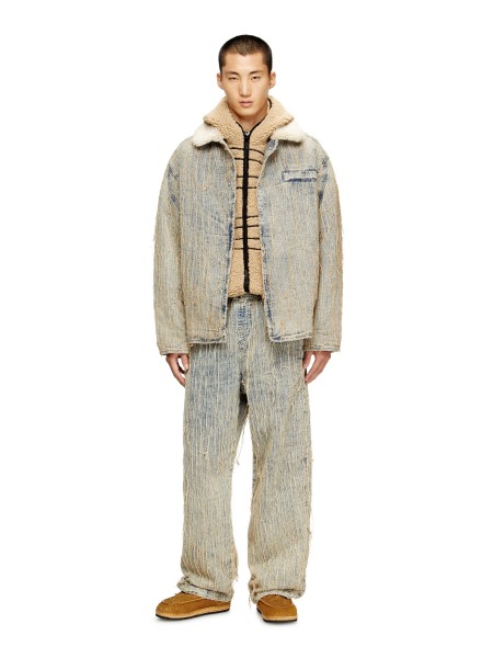 DIESEL Jean Jacket A19276-0CMBZ-01 D-IVAR-S Beige DIESEL - 2