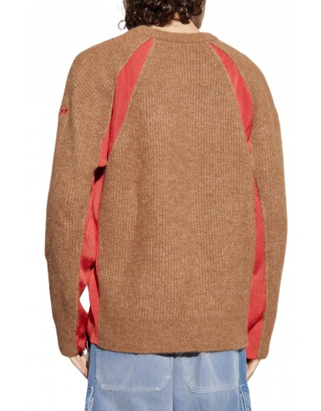 DIESEL Knitted Sweater A18887-0JLCD-79TA K-LOLLO Brown DIESEL - 2