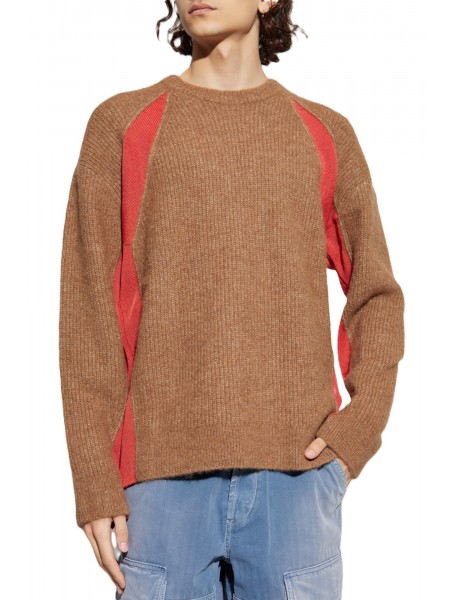 DIESEL Knitted Sweater A18887-0JLCD-79TA K-LOLLO Brown DIESEL - 3