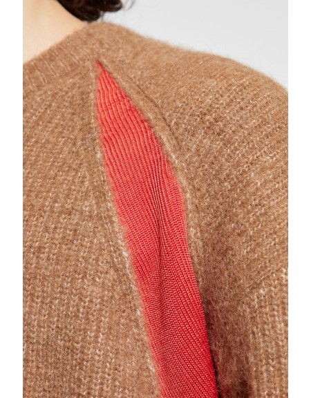 DIESEL Knitted Sweater A18887-0JLCD-79TA K-LOLLO Brown DIESEL - 4