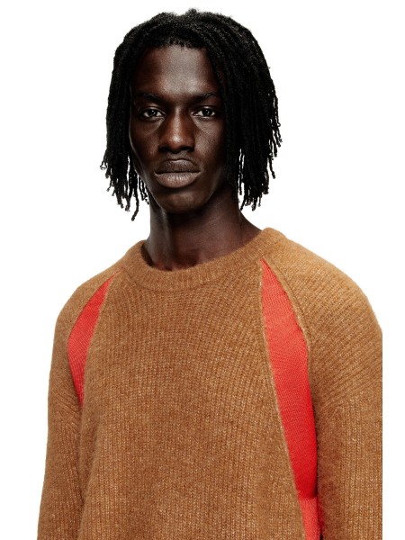 DIESEL Knitted Sweater A18887-0JLCD-79TA K-LOLLO Brown DIESEL - 6