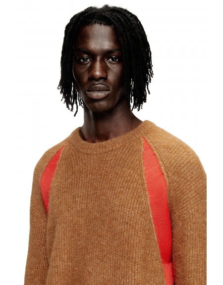 DIESEL Knitted Sweater A18887-0JLCD-79TA K-LOLLO Brown DIESEL - 6