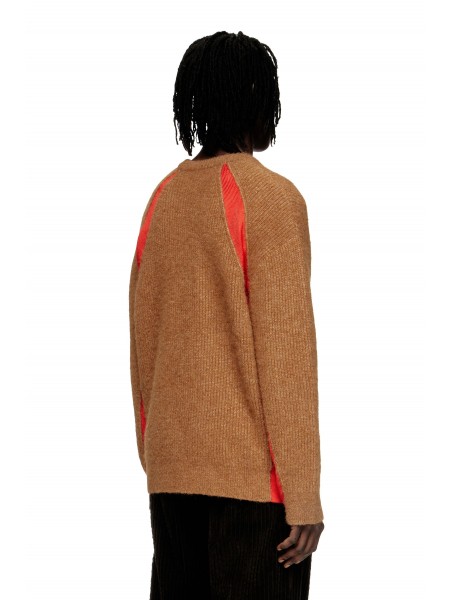 DIESEL Knitted Sweater A18887-0JLCD-79TA K-LOLLO Brown DIESEL - 7