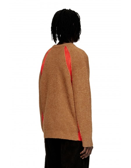 DIESEL Knitted Sweater A18887-0JLCD-79TA K-LOLLO Brown DIESEL - 7