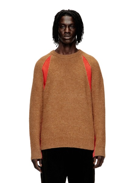 DIESEL Knitted Sweater A18887-0JLCD-79TA K-LOLLO Brown DIESEL - 8