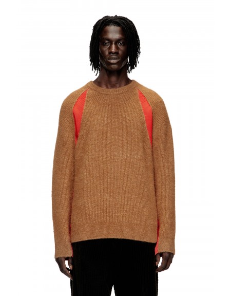DIESEL Knitted Sweater A18887-0JLCD-79TA K-LOLLO Brown DIESEL - 8